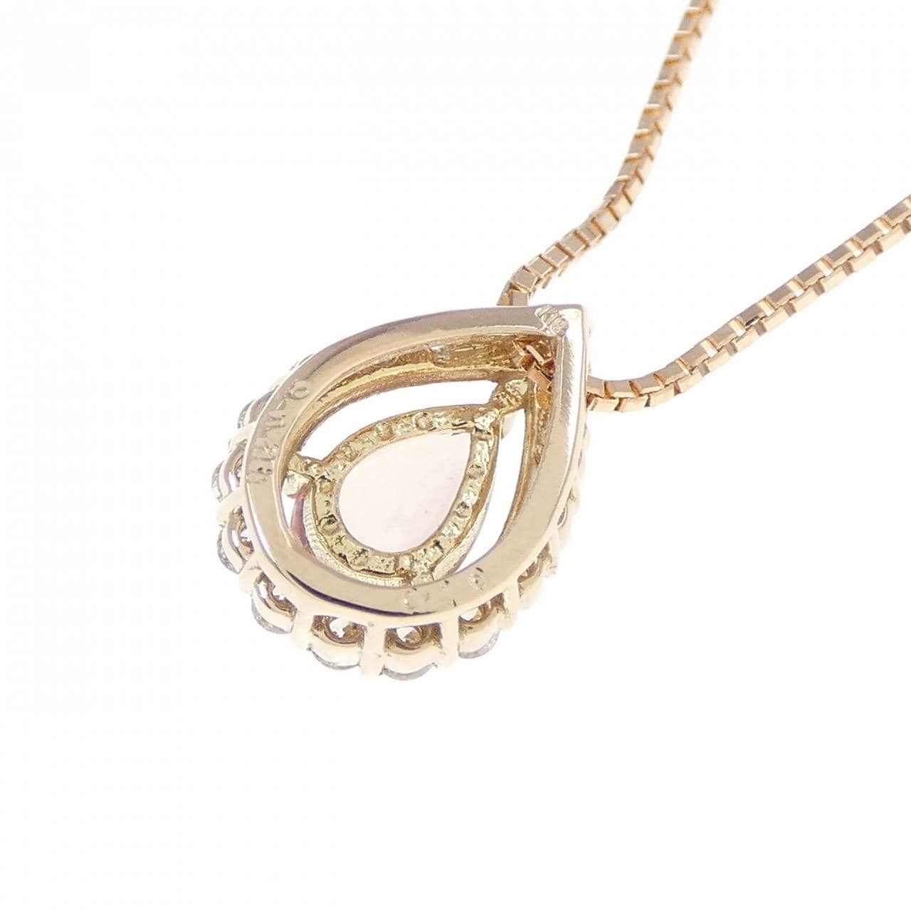【新品】K18PG サファイヤ ネックレス 0.528CT