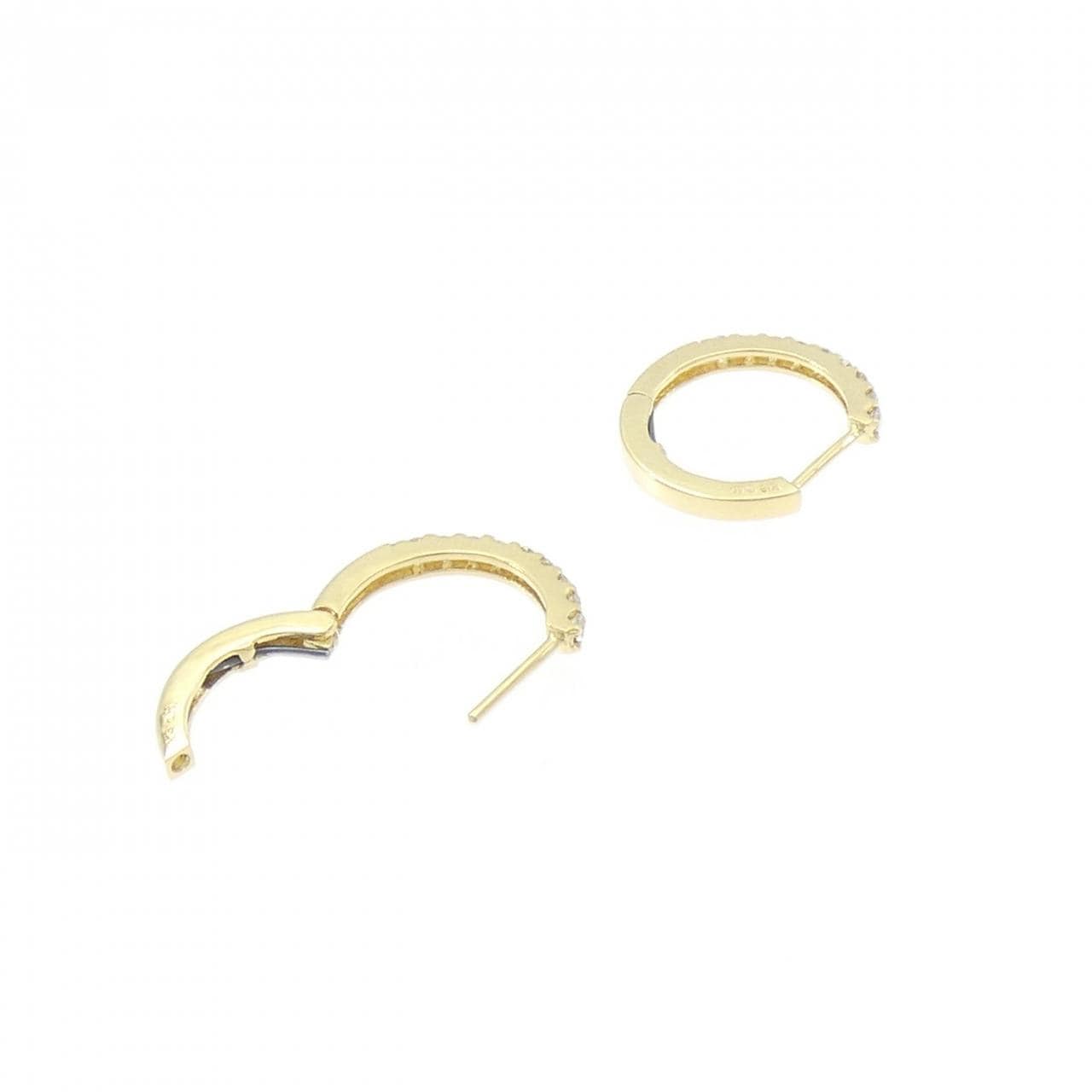【新品】K18YG ダイヤモンド ピアス 0.30CT