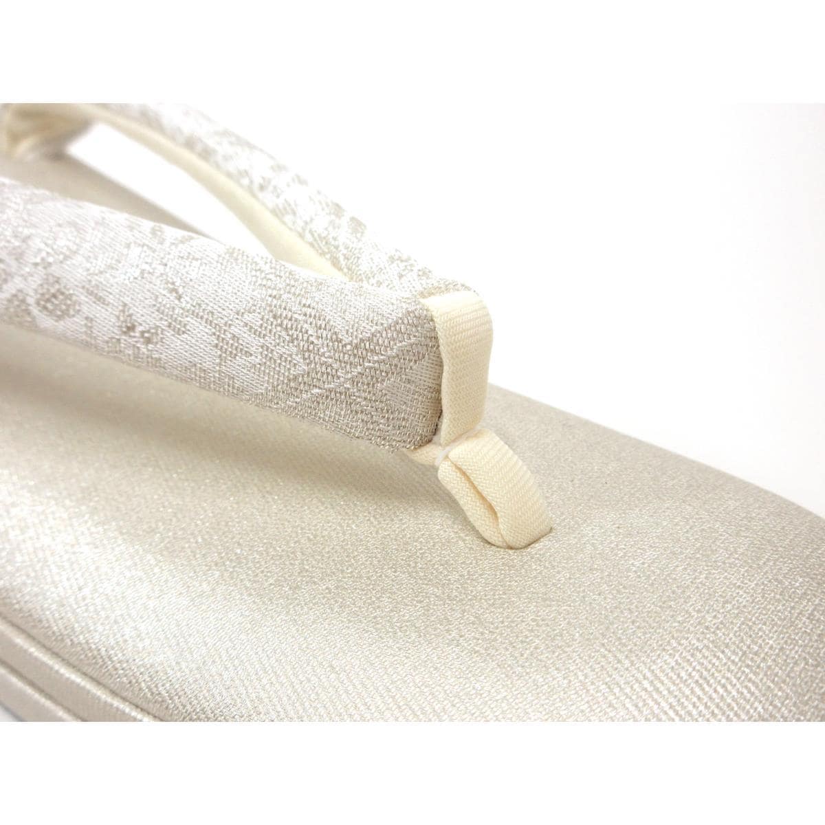 【新品】女草履　白梅