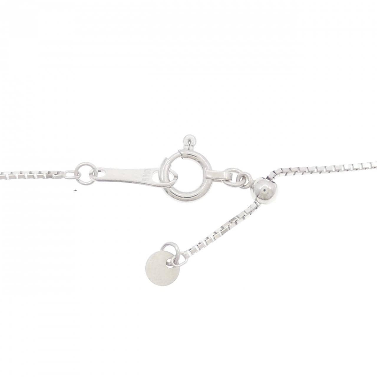 K18WG ダイヤモンド ネックレス 0.58CT