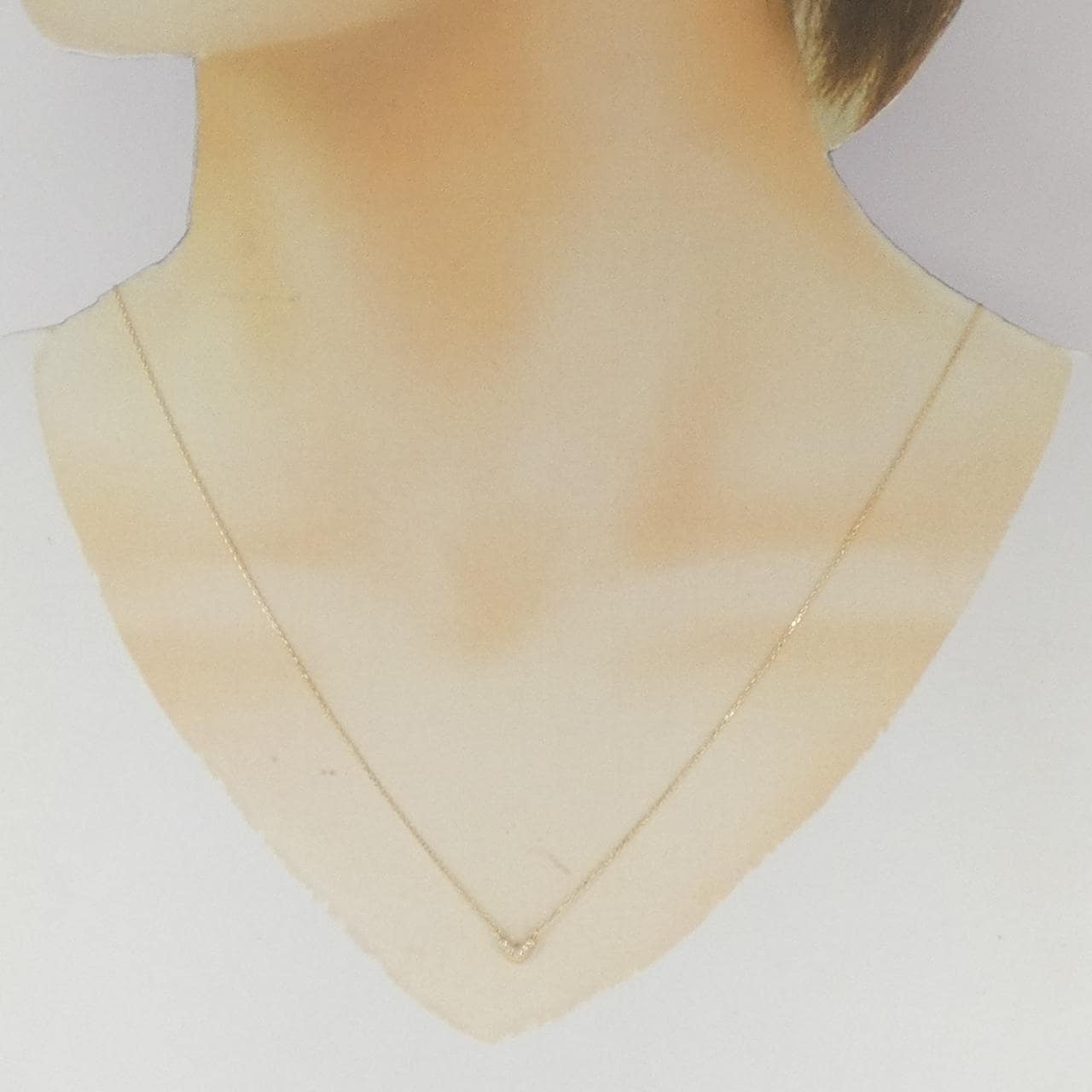 シエナ ロゼ ダイヤモンド ネックレス 0.03CT