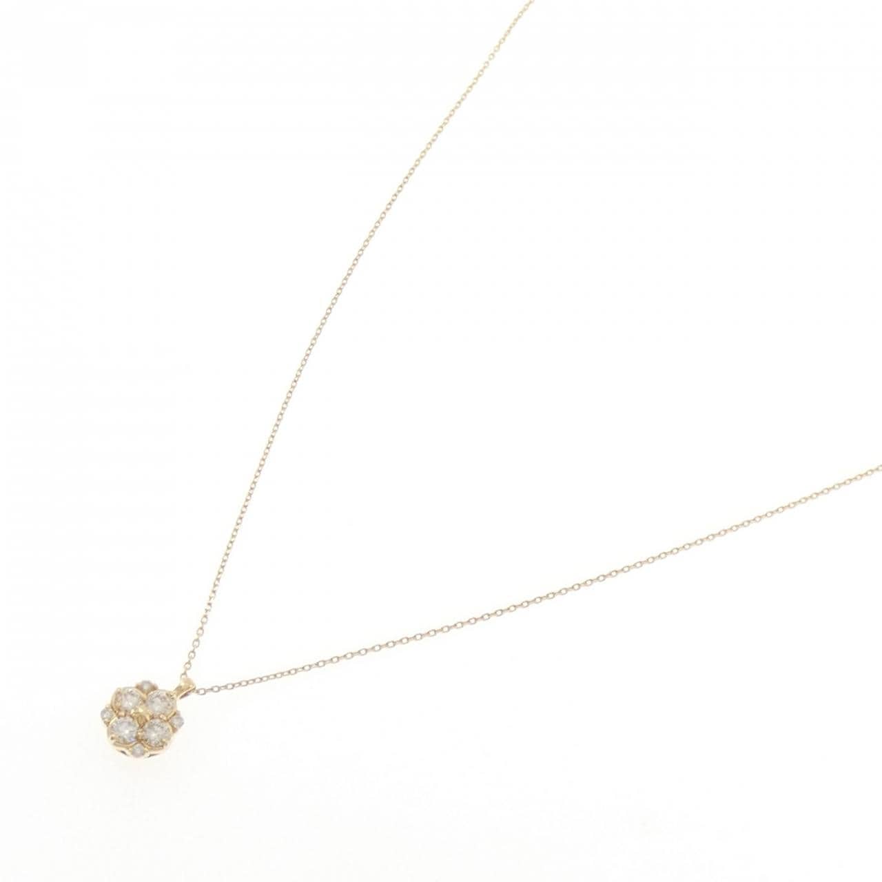 K18YG ダイヤモンド ネックレス 0.24CT