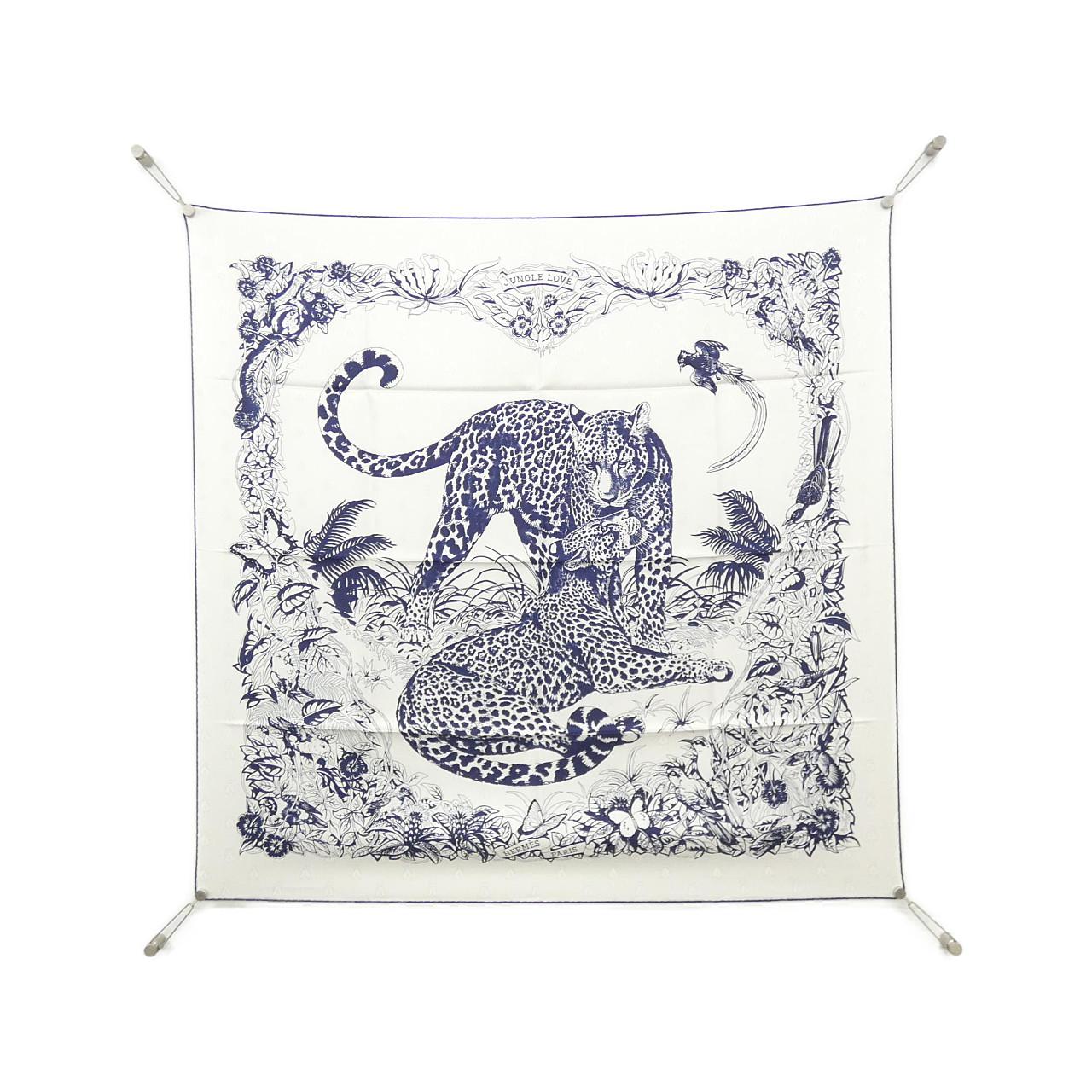 エルメス JUNGLE LOVE カレ 171876S スカーフ