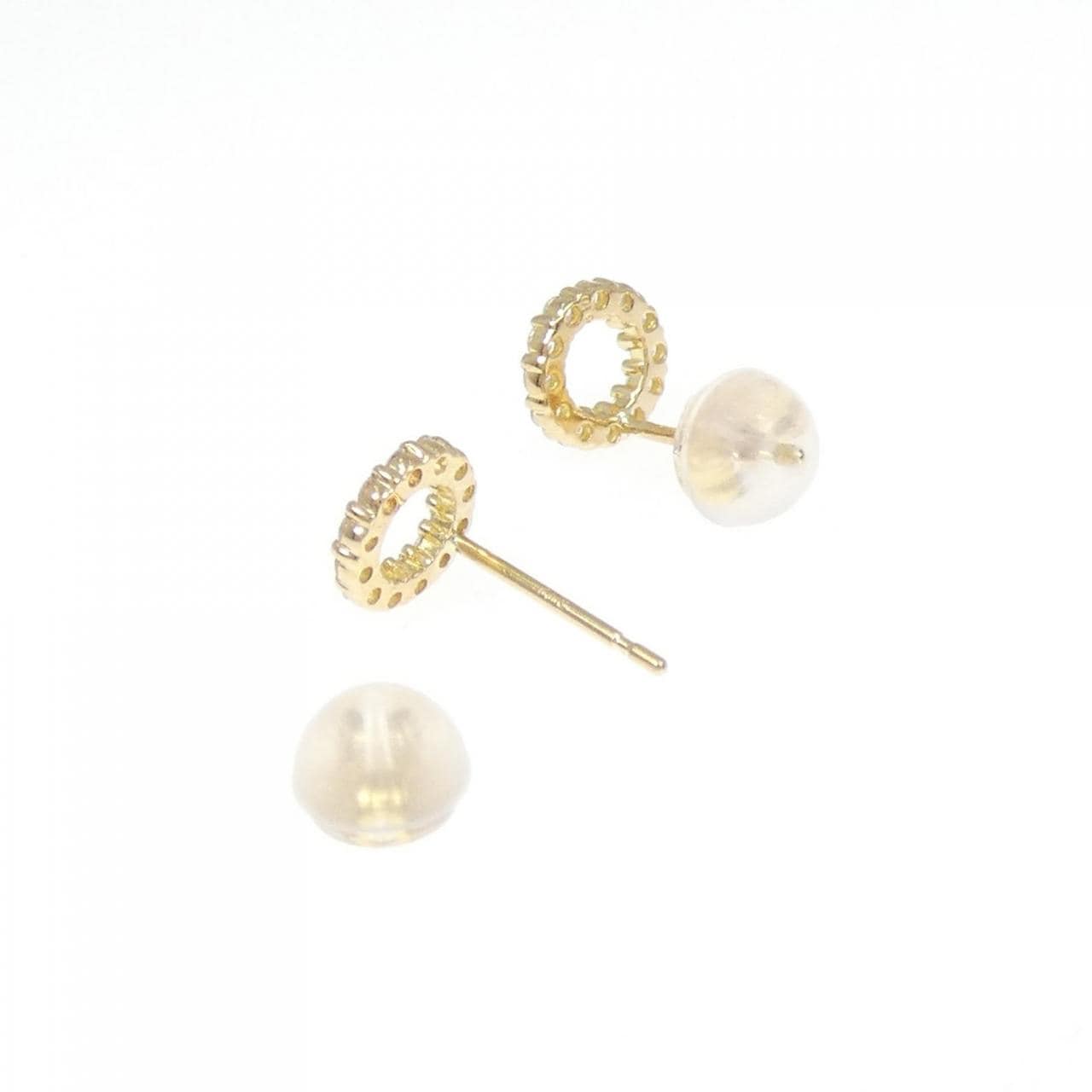 K18YG ダイヤモンド ピアス 0.20CT