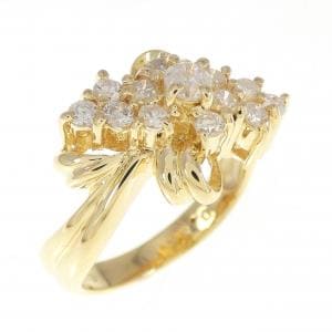 K18YG ダイヤモンド リング 0.55CT