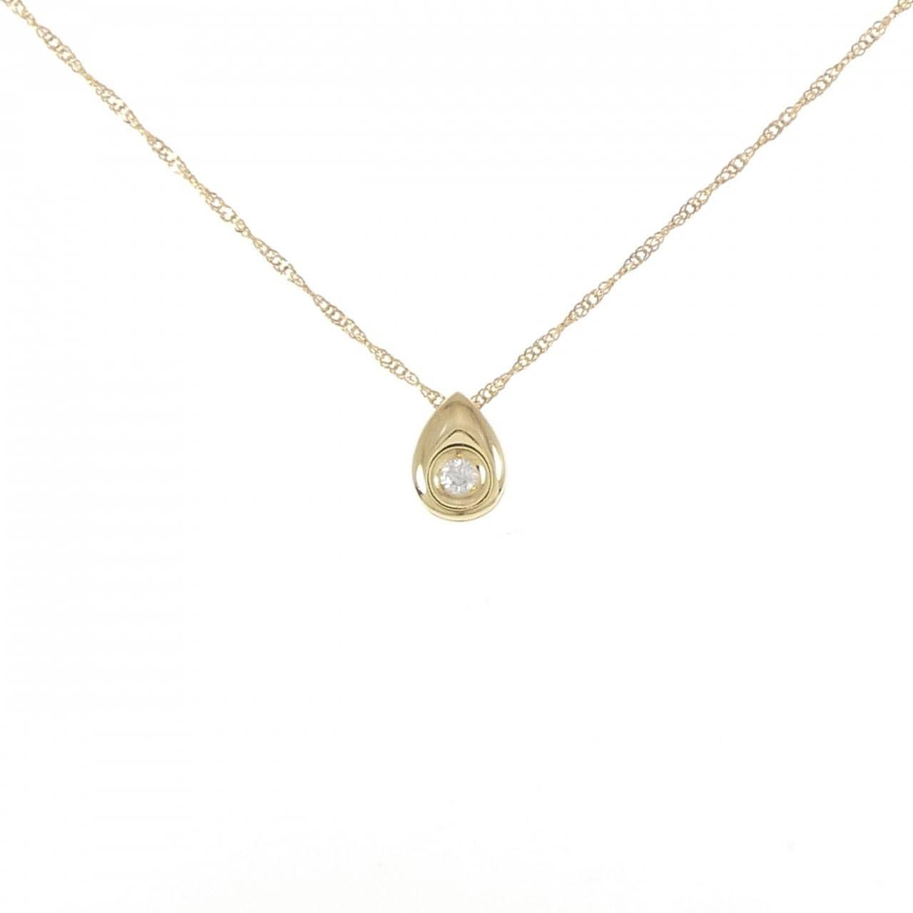 K18YG ダイヤモンド ネックレス 0.05CT