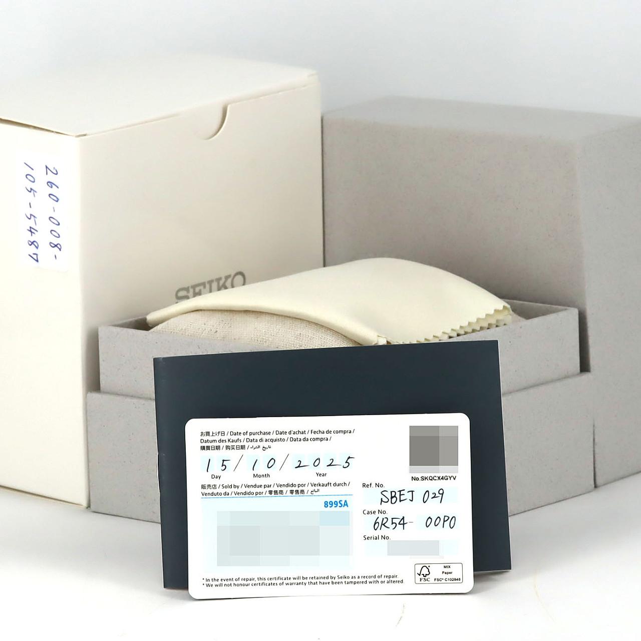 セイコー プロスペックス 6R54-00P0/SBEJ029 SS 自動巻