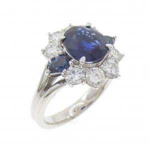 PT900 サファイヤ リング 2.24CT