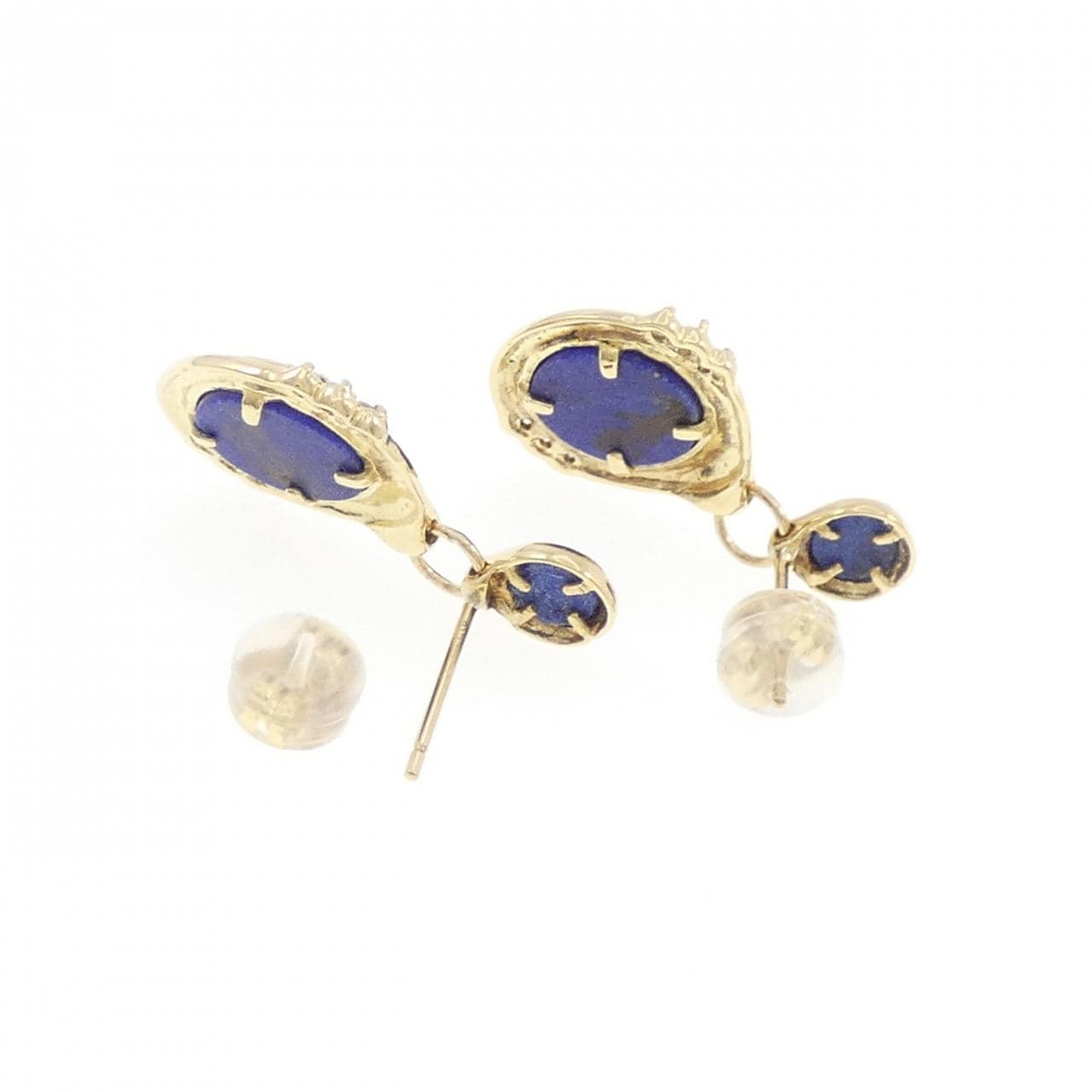 K18YG ラピスラズリ ピアス