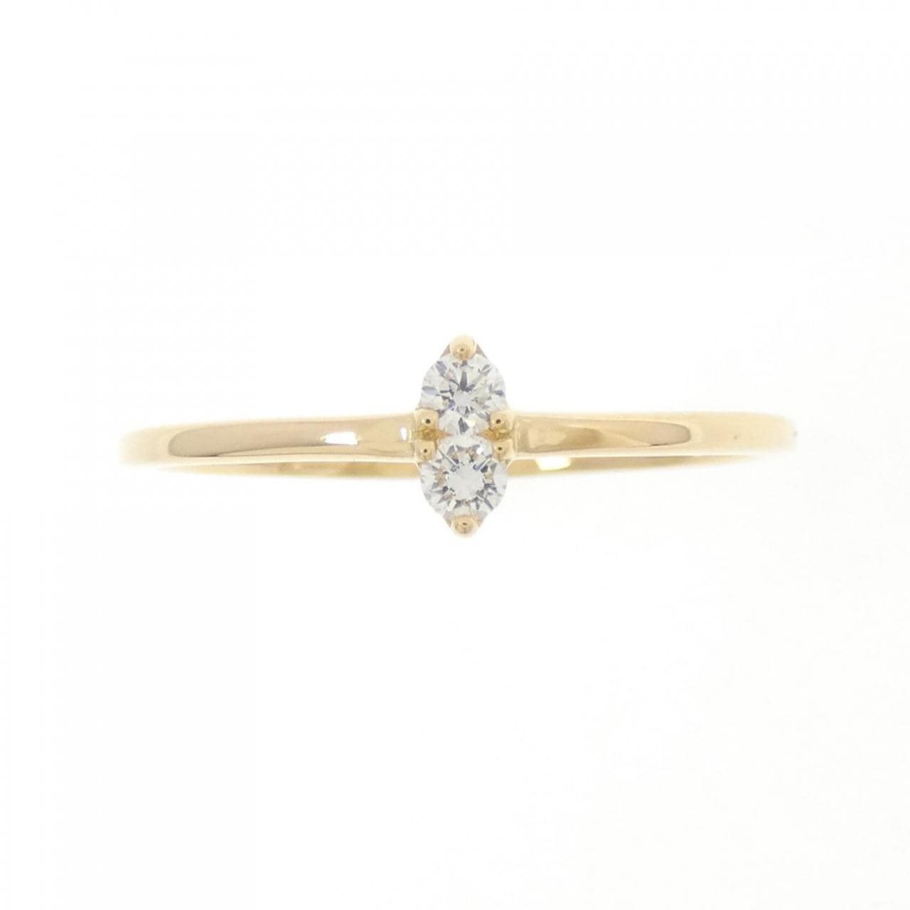 [Remake] K18YG Diamond Ring 0.06CT