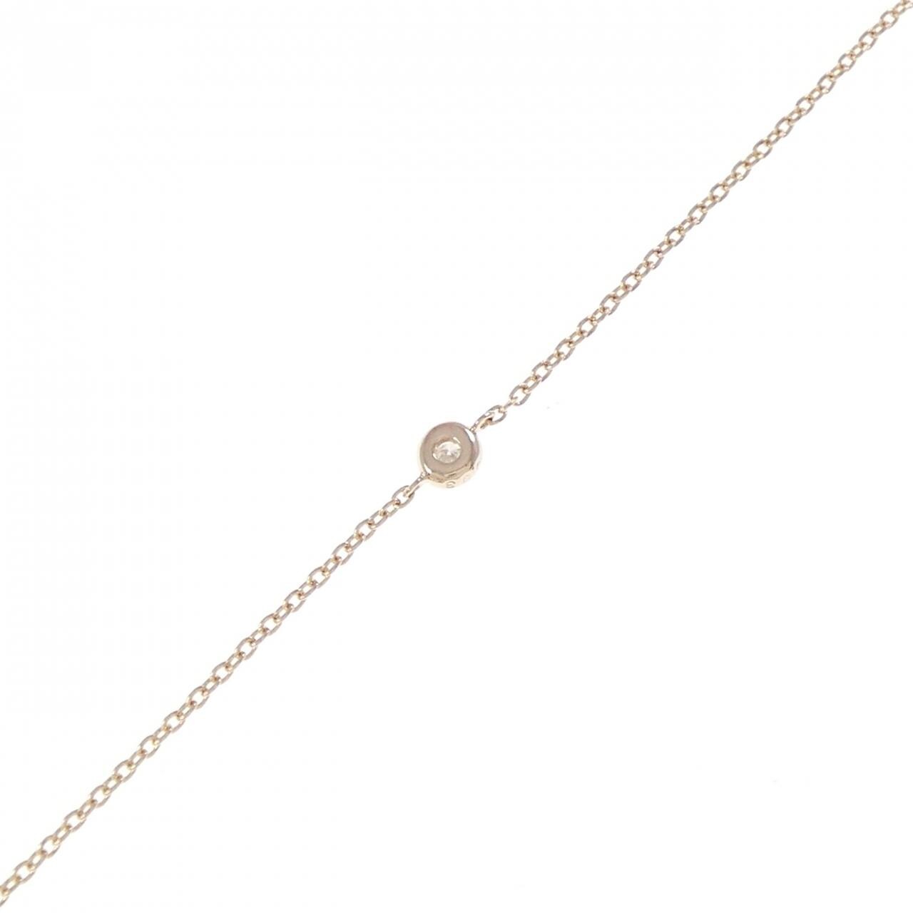 K18PG ダイヤモンド ブレスレット 0.03CT