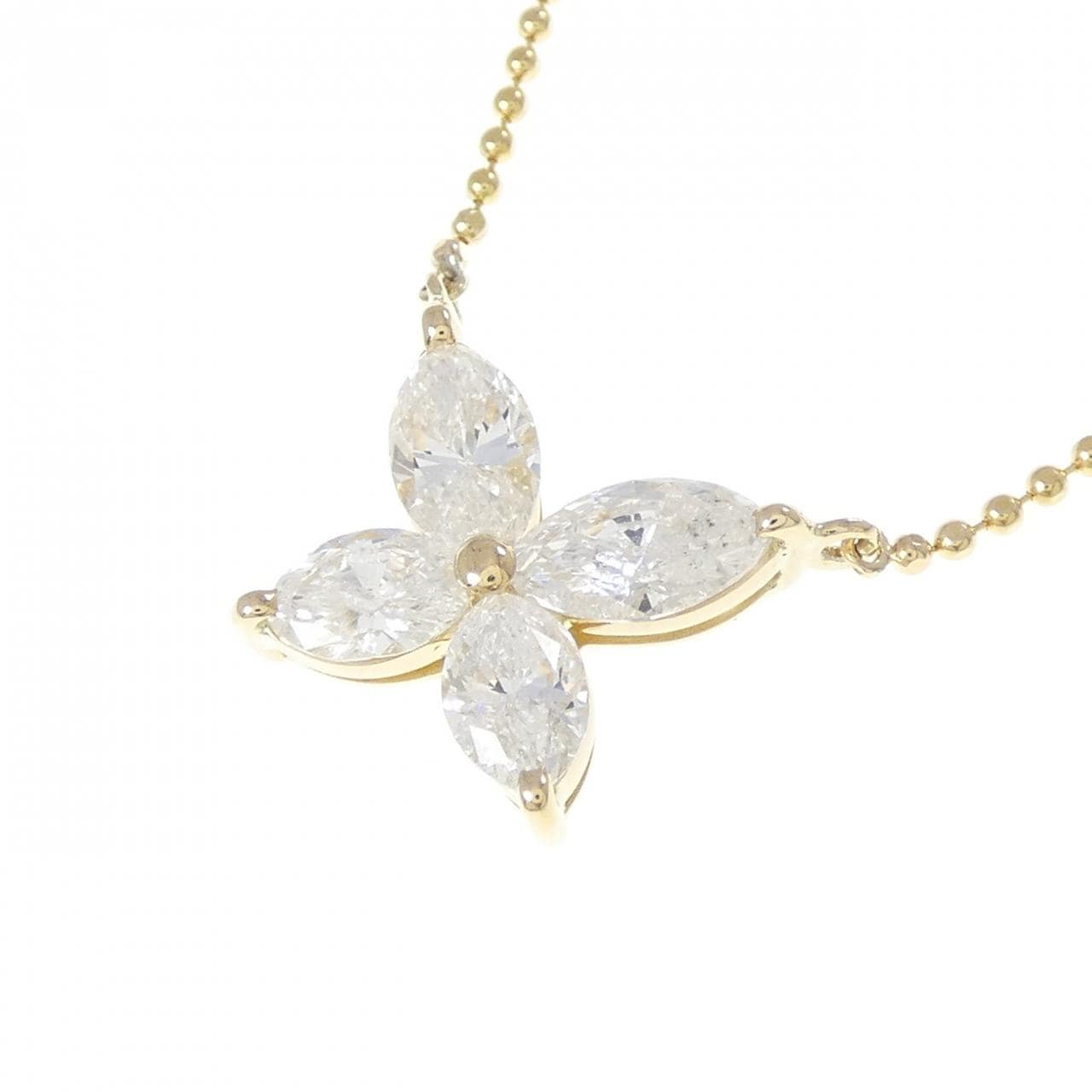 K18YG ダイヤモンド ネックレス 1.63CT