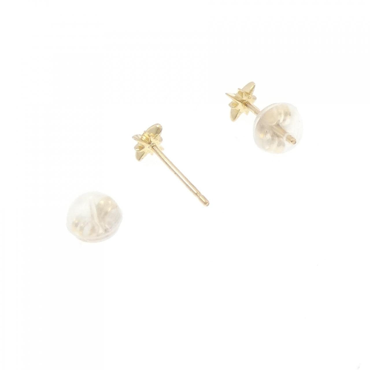 K18YG ダイヤモンド ピアス 0.04CT