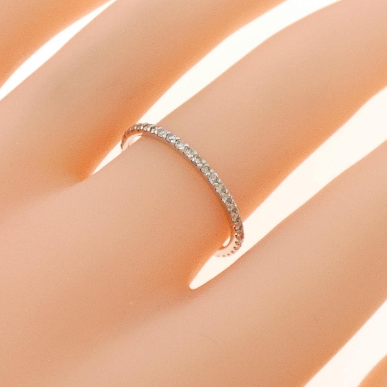 PT950 Full Eternity Diamond Ring 0.43CT