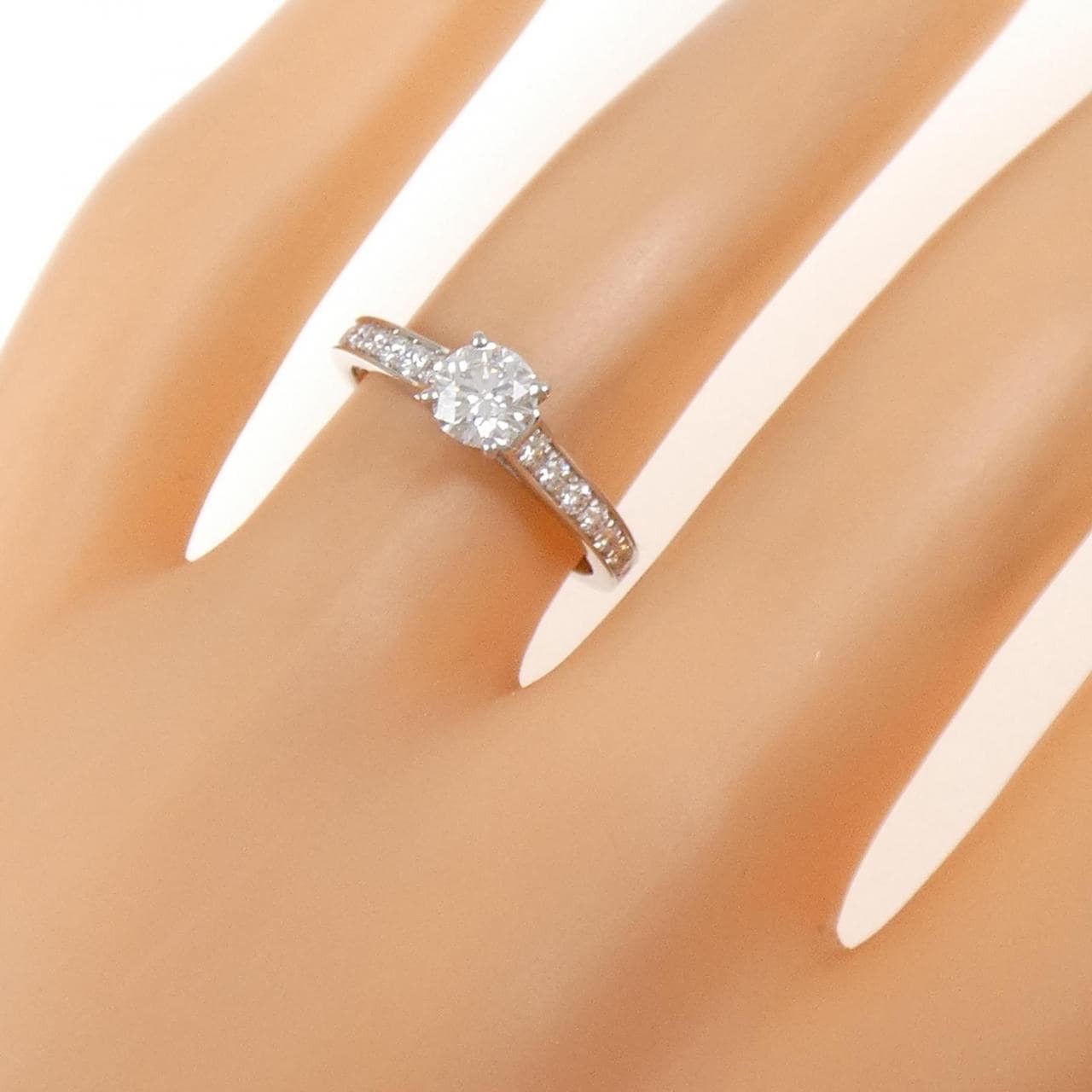 カルティエ 1895 ソリテール リング 0.44CT G VVS1 EXT