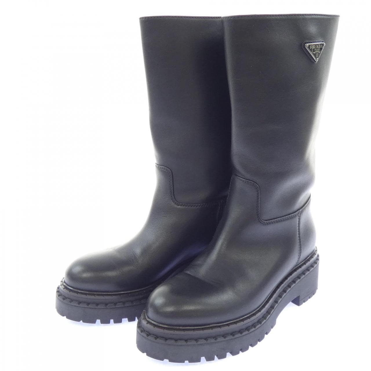 プラダ PRADA トライアングルロゴ 1U635N ロングブーツ