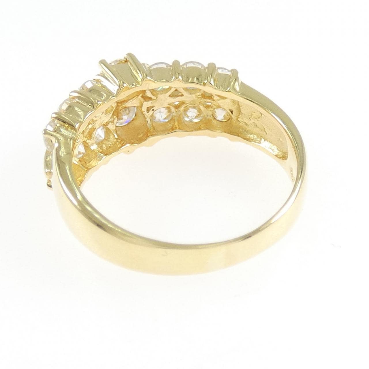 K18YG ダイヤモンド リング 1.24CT