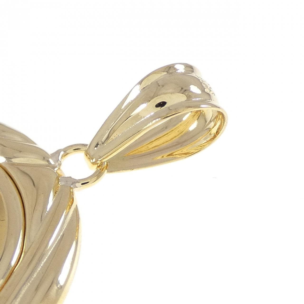 K18YG(枠) コイン ペンダント