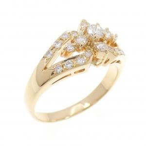 K18YG ダイヤモンド リング 0.35CT
