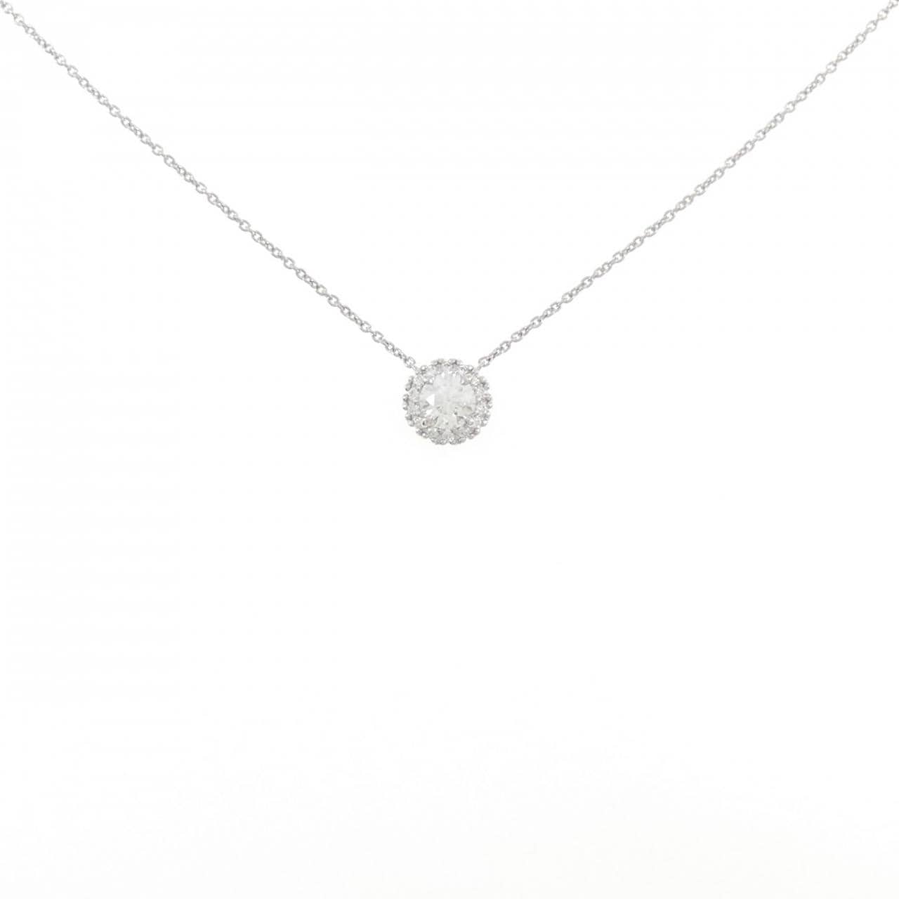 PT950/PT850 ダイヤモンド ネックレス 0.316CT F SI1 3EXT H&C