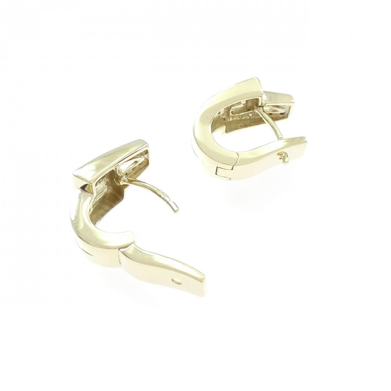 585YG ダイヤモンド ピアス