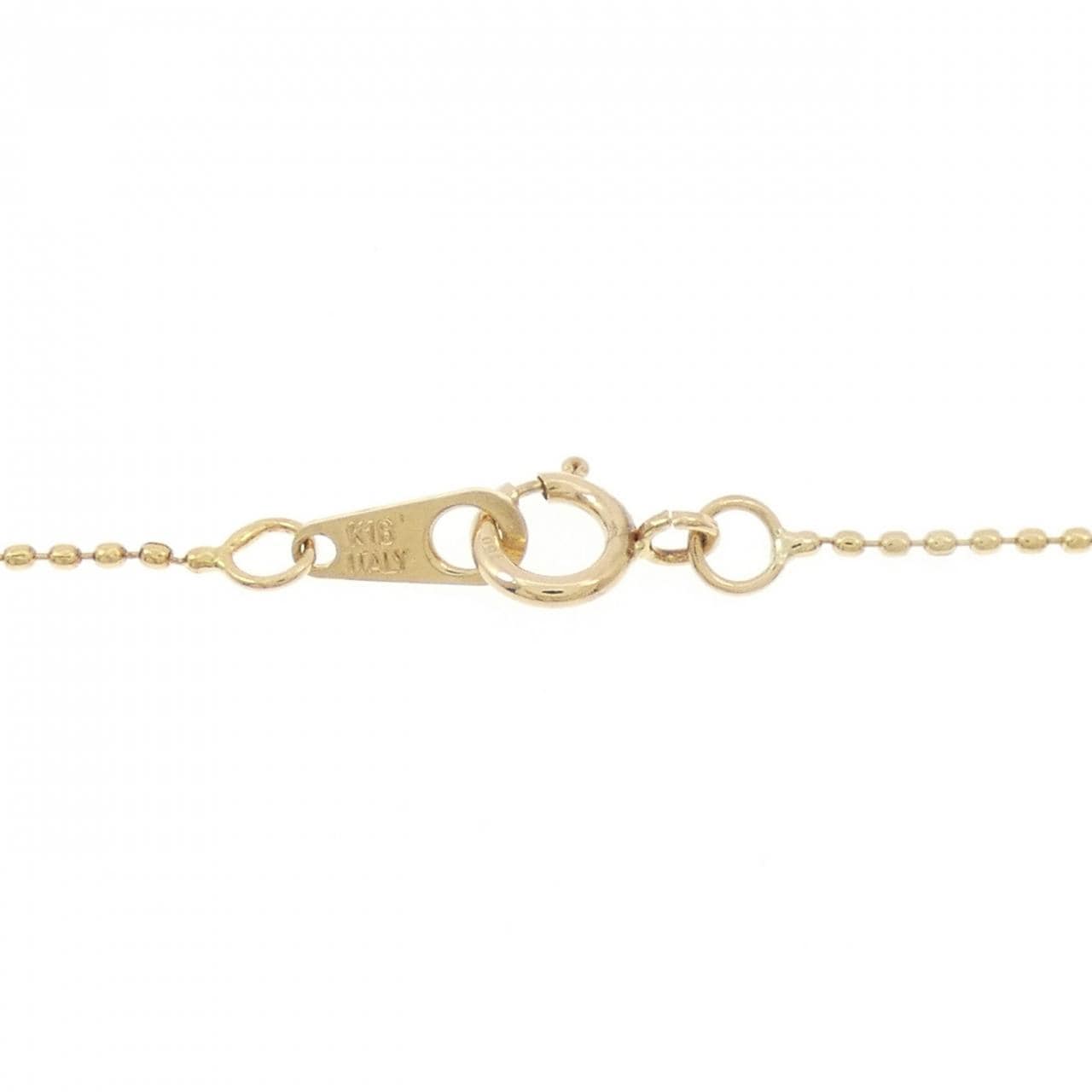 K18YG ガーネット ネックレス