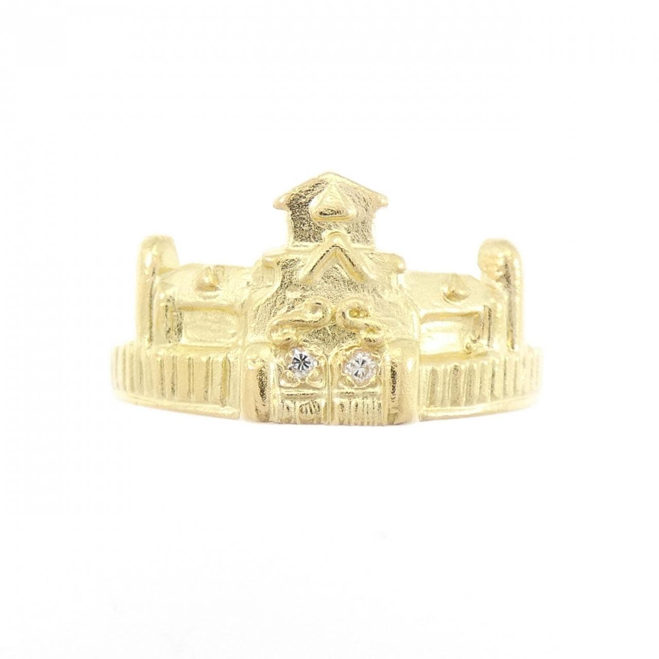 K18YG ダイヤモンド リング 0.02CT