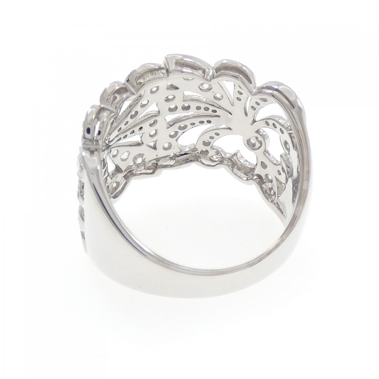 K18WG ダイヤモンド リング 0.90CT