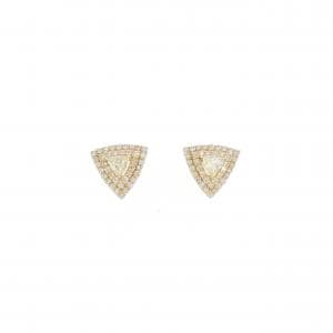 [BRAND NEW] K18YG Diamond earrings 0.54CT