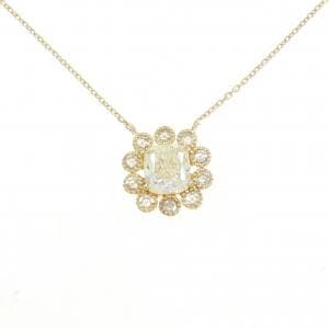 【新品】K18YG ダイヤモンド ネックレス 1.01CT