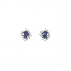 PT900 サファイヤ ピアス