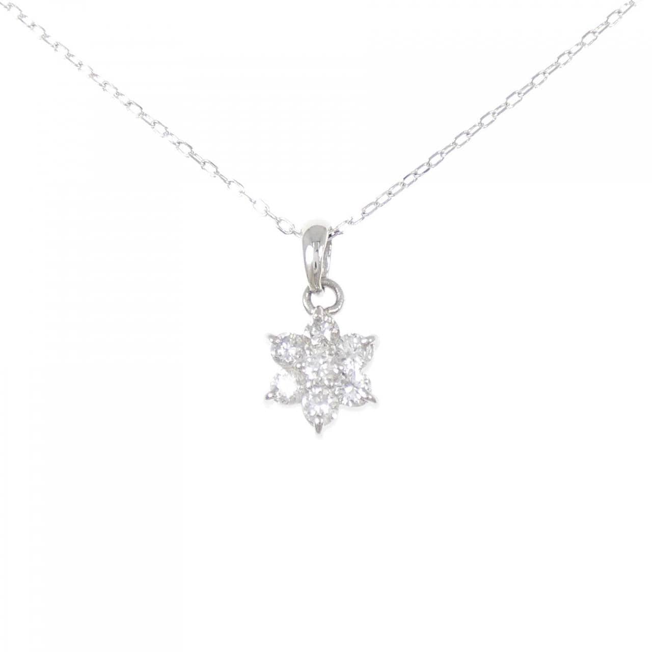 PT900/PT850 ダイヤモンド ネックレス 0.30CT