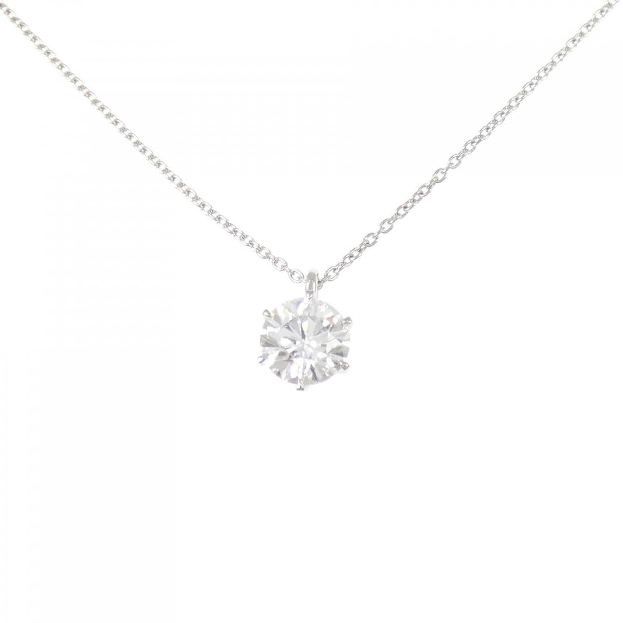 【リメイク】PT900/PT850 ダイヤモンド ネックレス 1.046CT D VS2 EXT