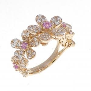 ポンテヴェキオ フラワー リング 0.25CT