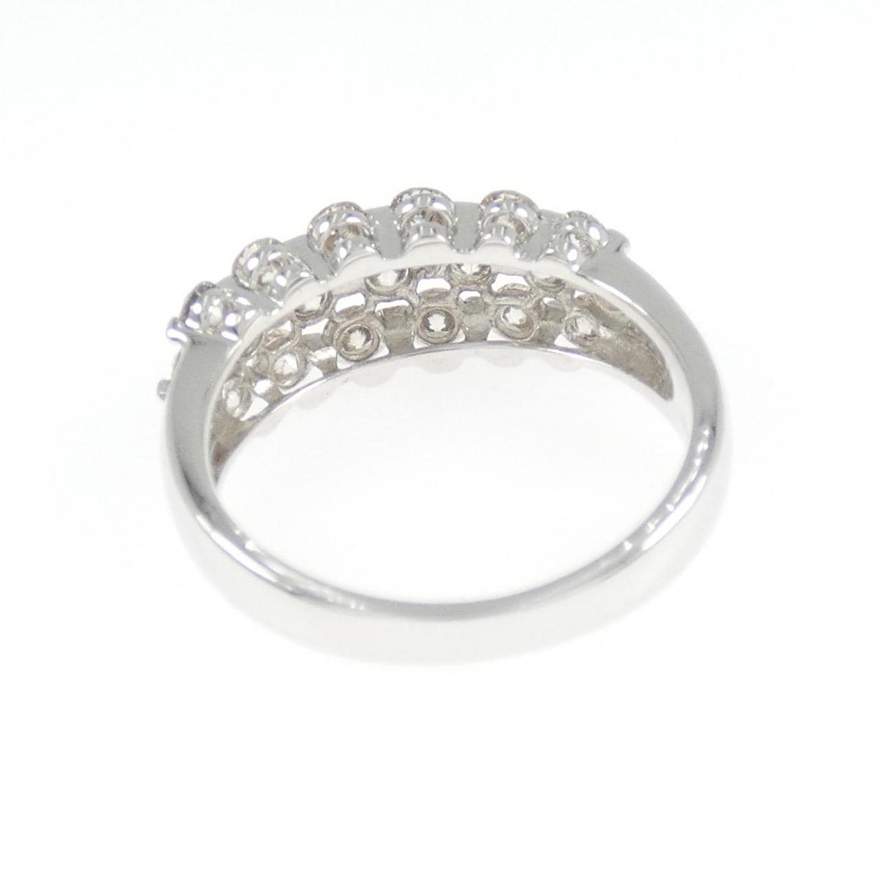 K18WG ダイヤモンド リング 1.00CT