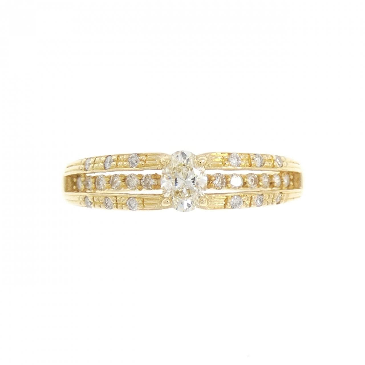 K18YG ダイヤモンド リング 0.244CT