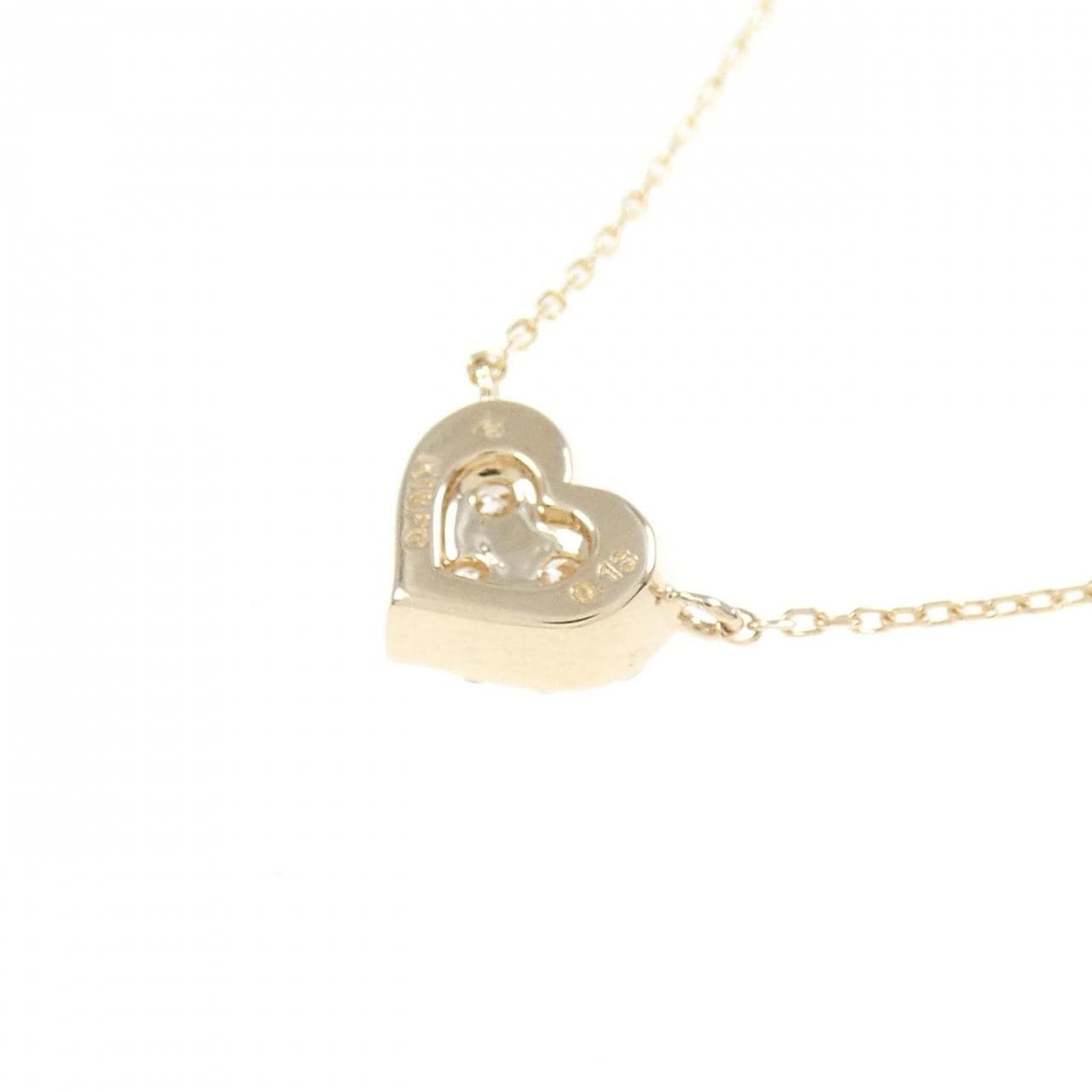 PONTE VECCHIO Heart Diamond Necklace 0.13CT