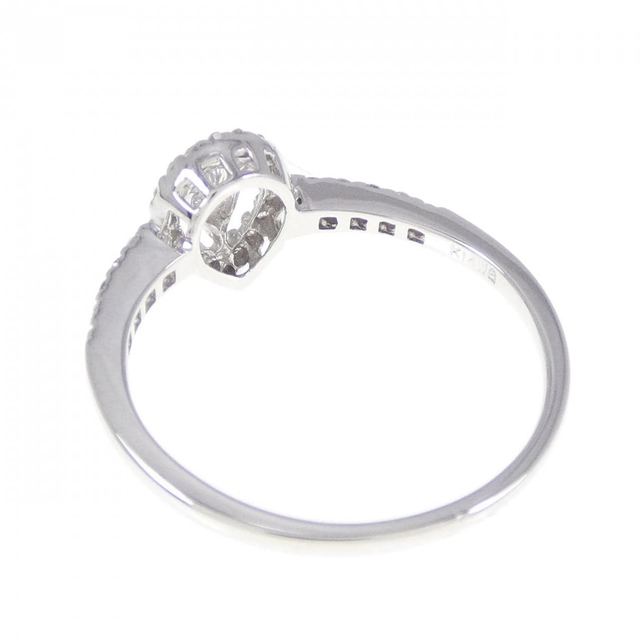 K14WG ダイヤモンド リング 0.093CT