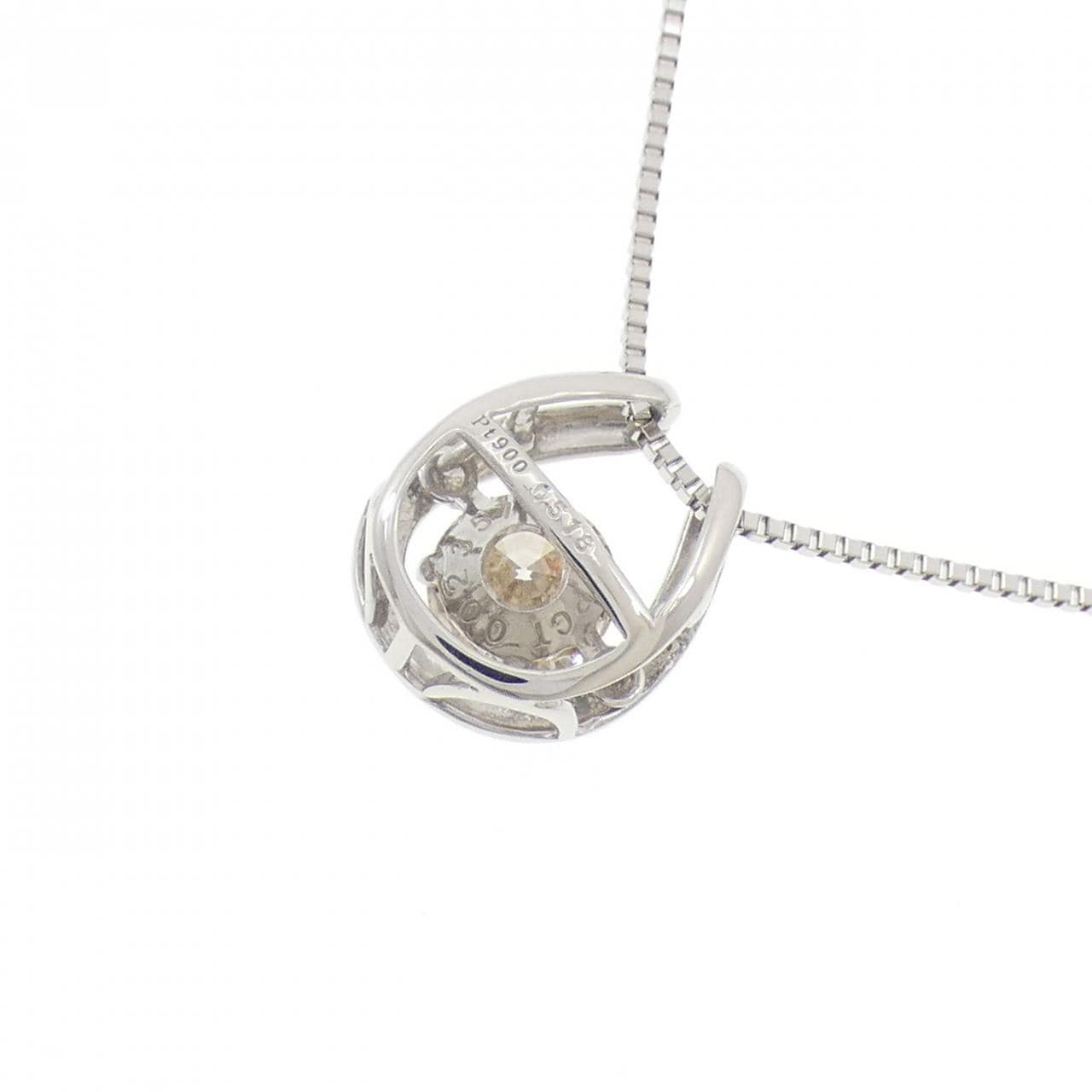 PT900/PT850 ホースシュー ダイヤモンド ネックレス 0.518CT