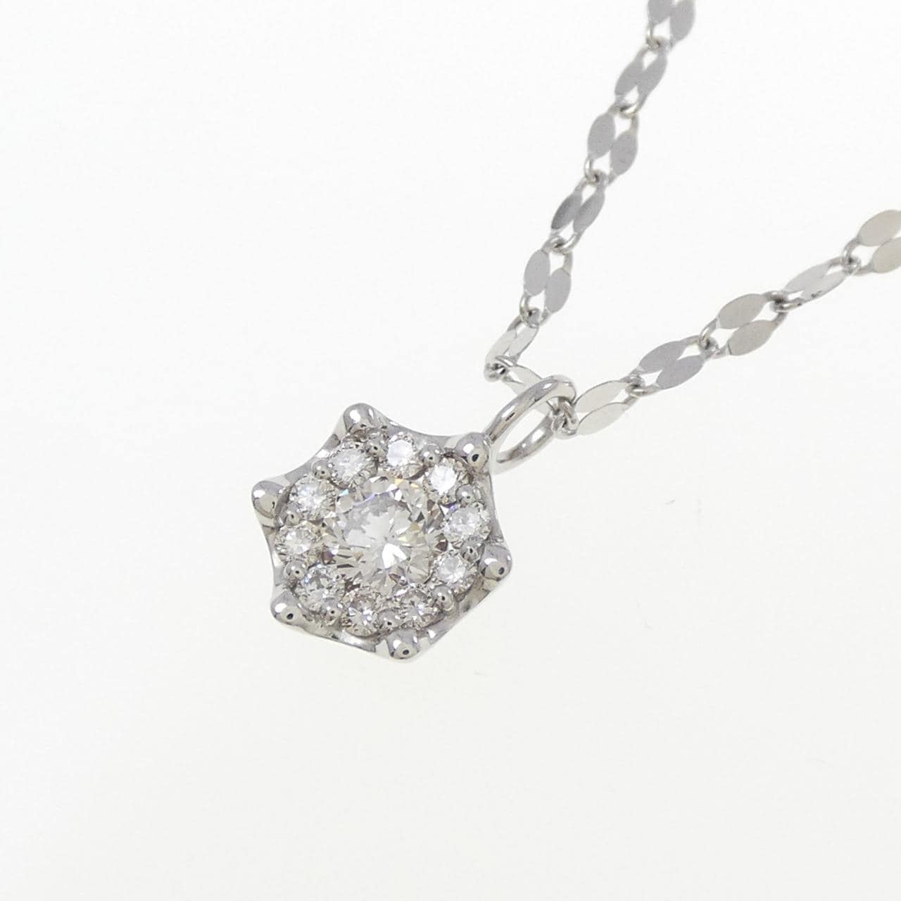 PT900/PT850 ダイヤモンド ネックレス 0.31CT
