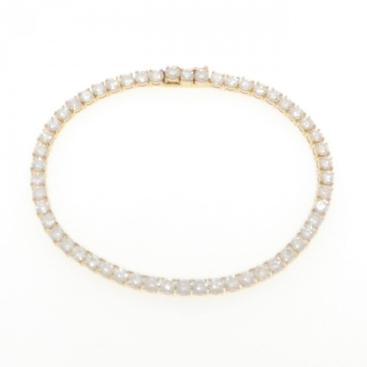 K18YG ダイヤモンド ブレスレット 8.00CT