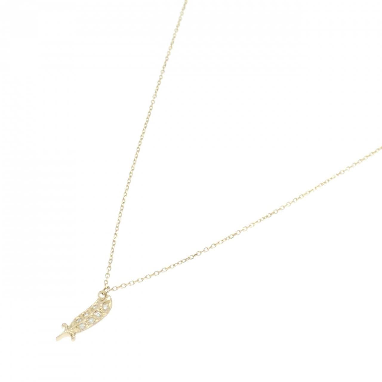 K18PG/K18YG ダイヤモンド ネックレス 0.02CT