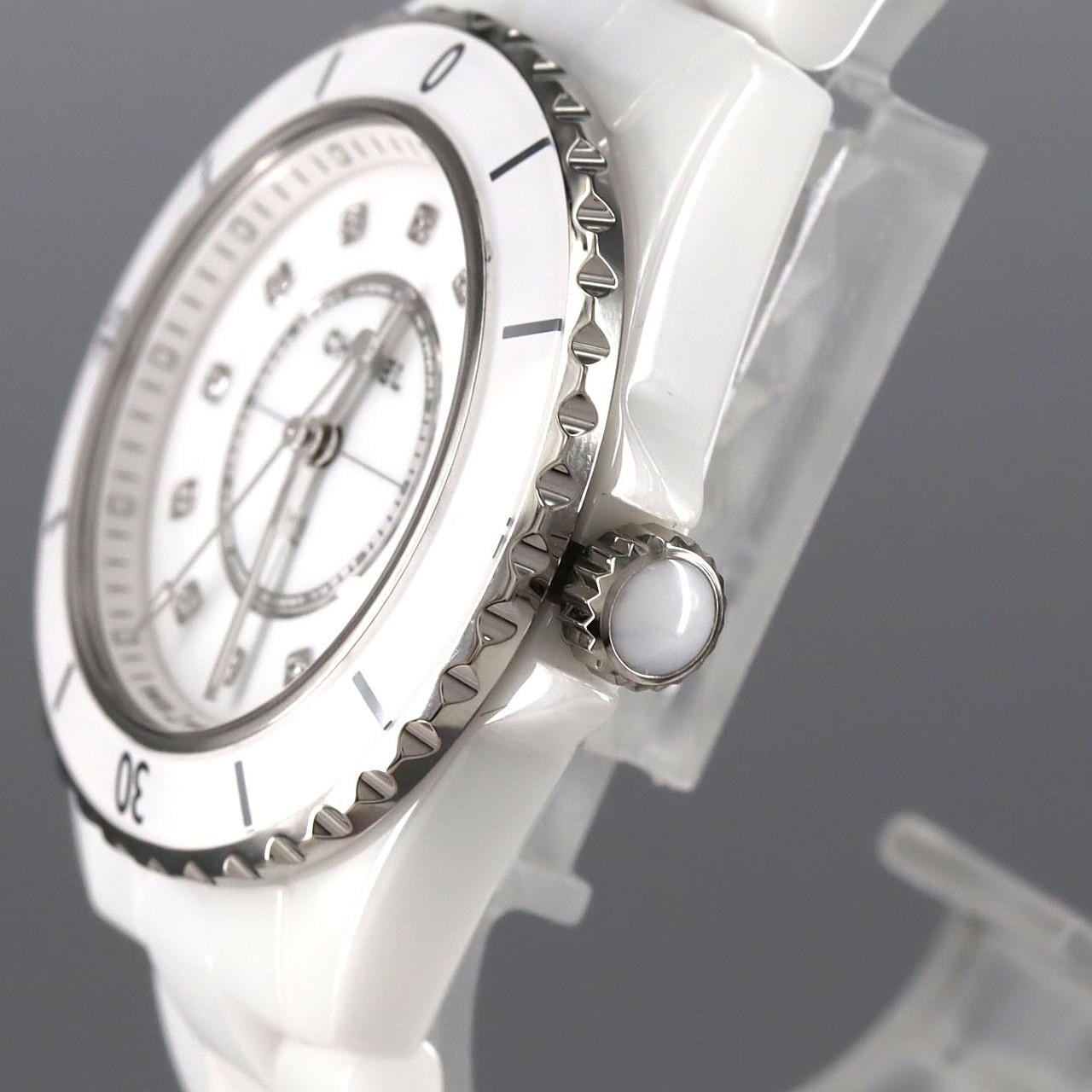 シャネル J12 33mmセラミック･12P H5703 セラミック クォーツ