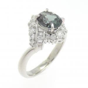 クレサンベール 合成アレキサンドライト リング 1.10CT