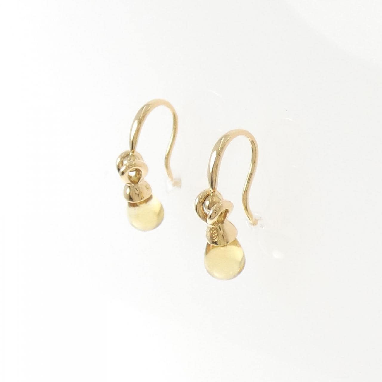 K18YG シトリン ピアス