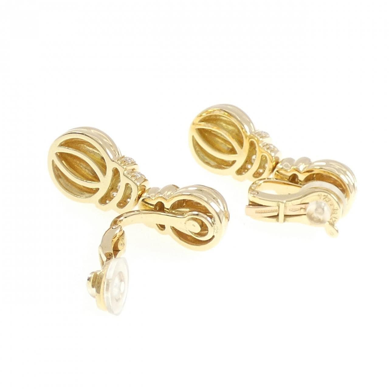 【ヴィンテージ】ブシュロン ダイヤモンド イヤリング