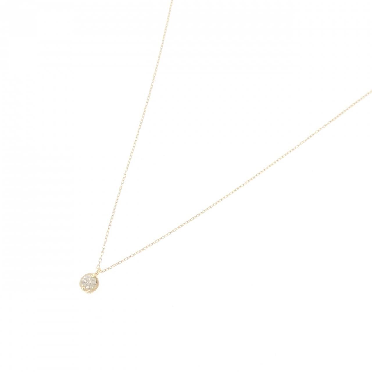 K18YG ダイヤモンド ネックレス 0.10CT