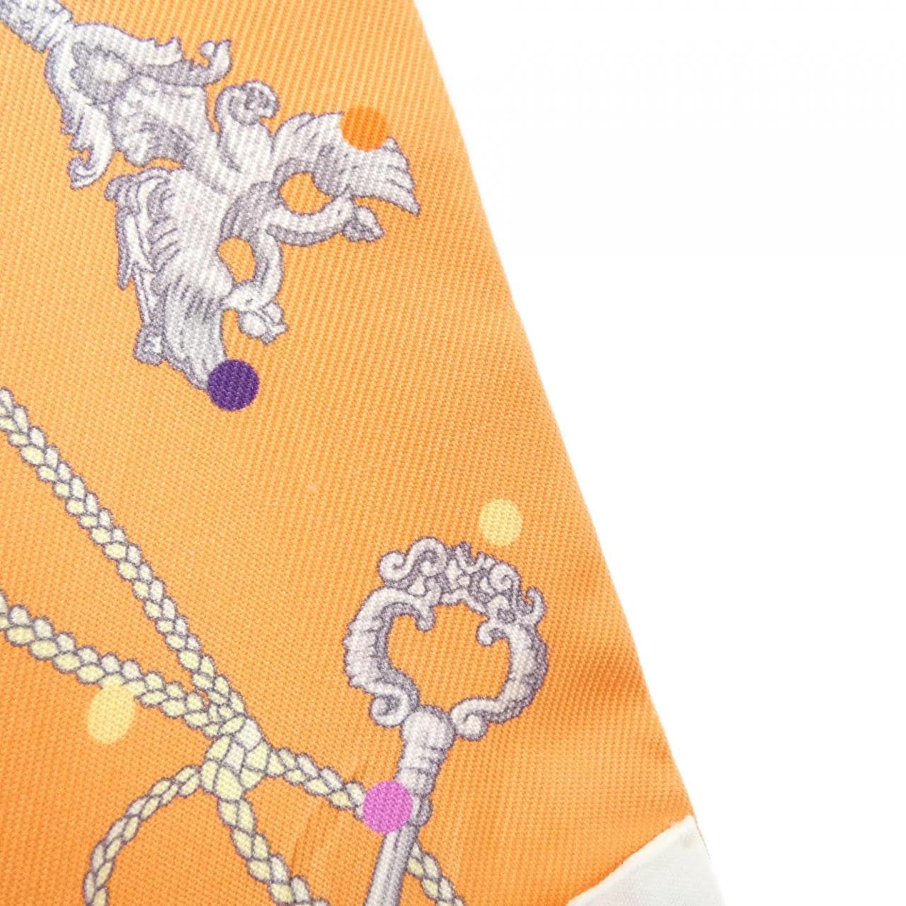 エルメス LES CLES A POIS ツイリー 063871S スカーフ