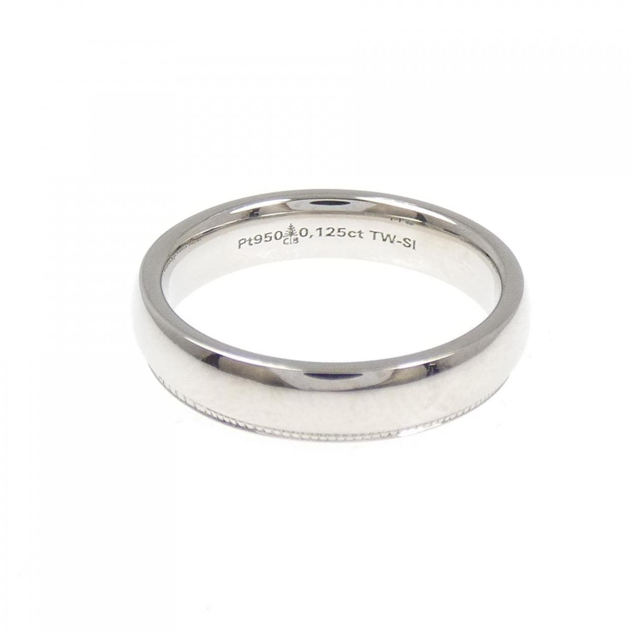 PT950 ダイヤモンド リング 0.125CT
