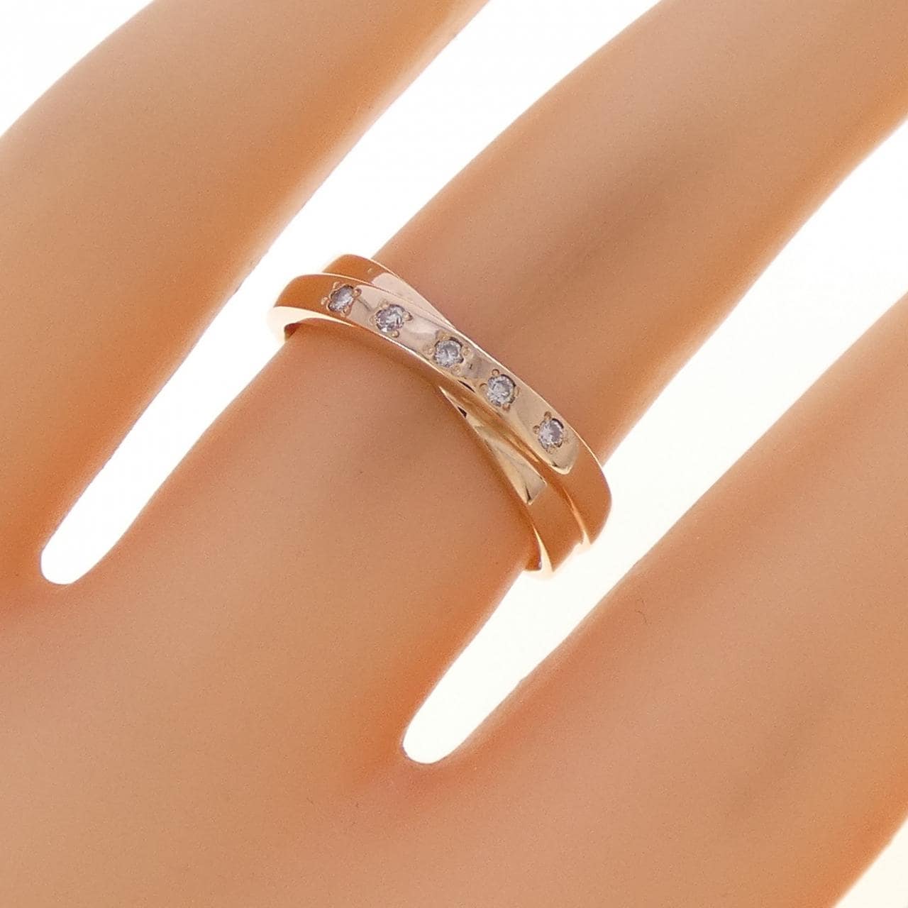 K14PG ダイヤモンド リング 0.05CT